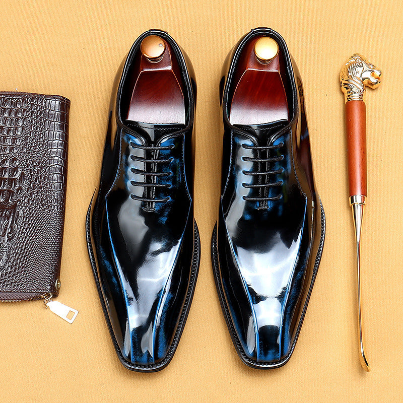 Patent Leather Oxford Dress Shoes