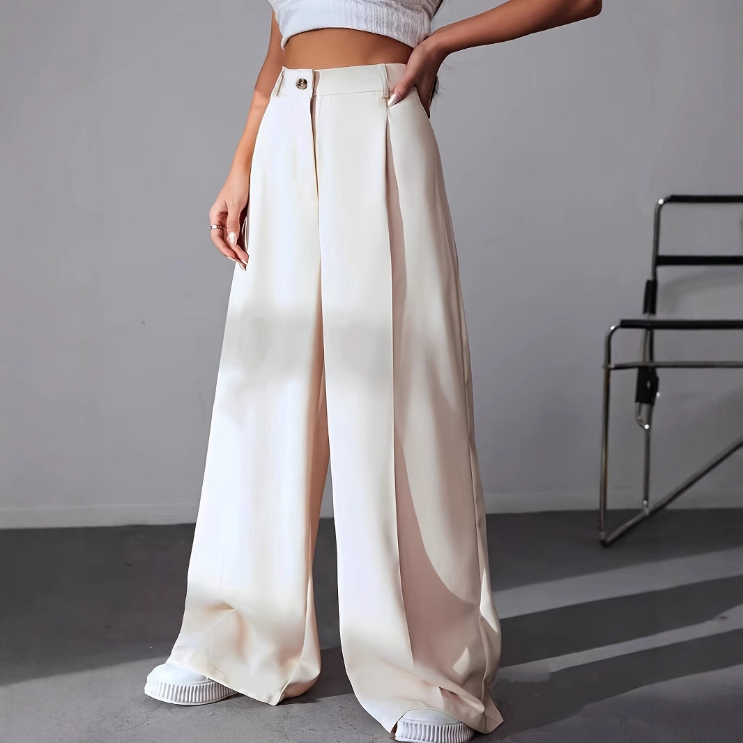 Flare Bottom Straight Leg Pants