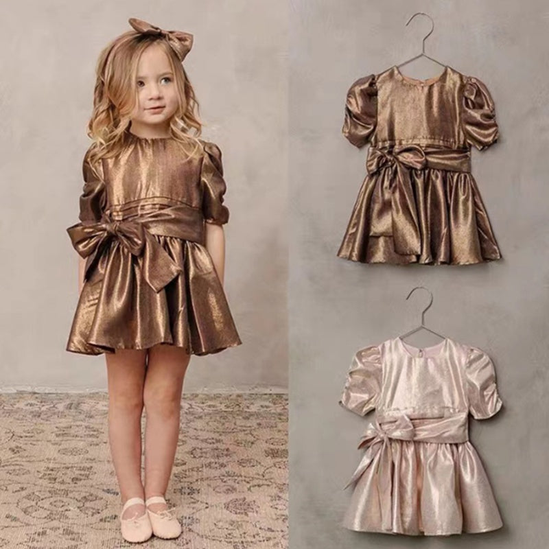 Vintage Pink Dumpling Dress