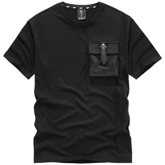 Versatile Pocketed Short-Sleeved Tee