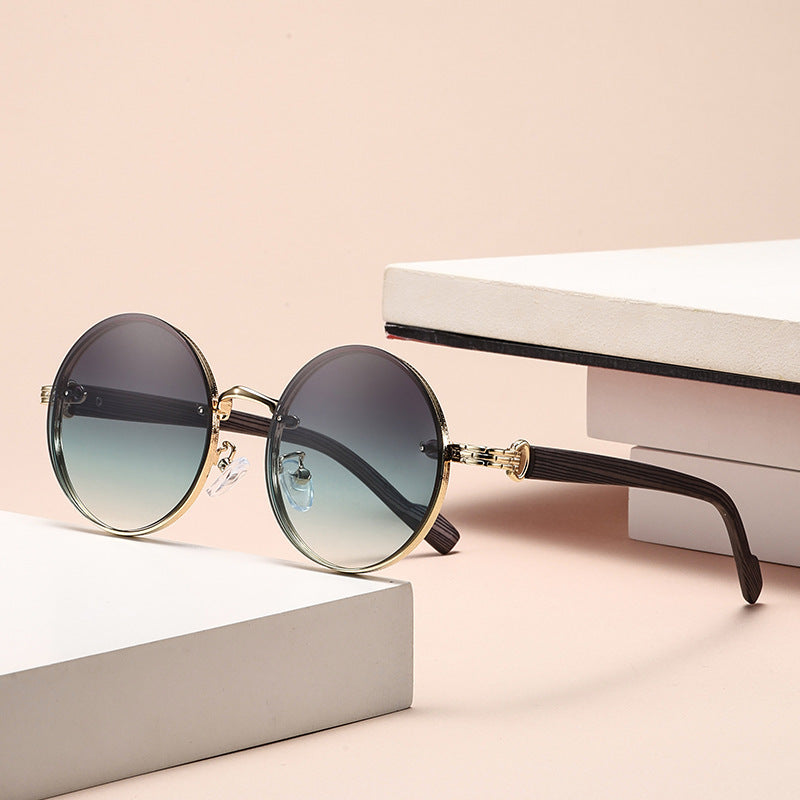 Metal Round Frame Sunglasses