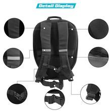 Luminous Eyes LED Screen Motorcycle Travel Backpack