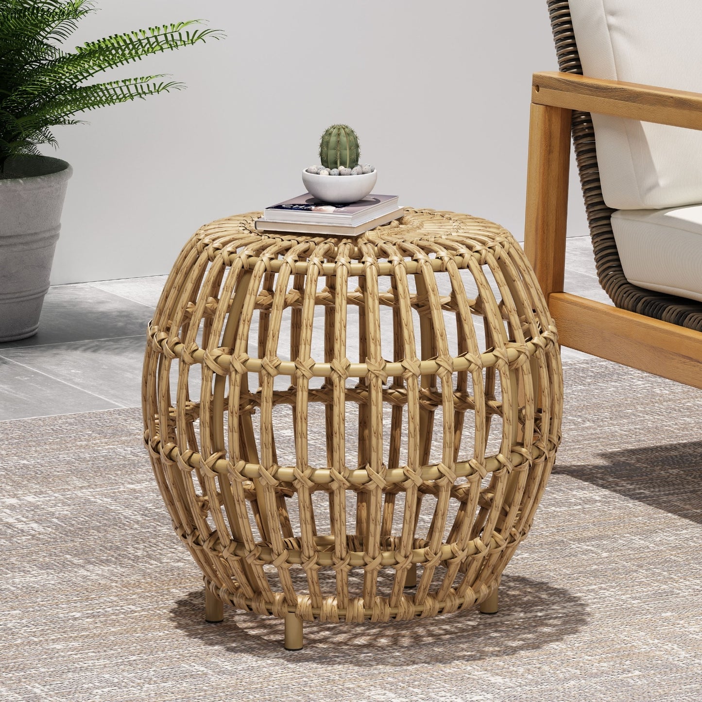 Ottawa Wicker Side Table