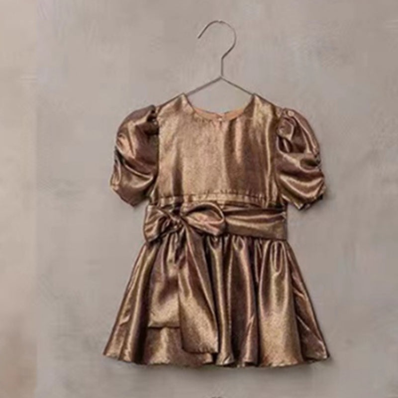 Vintage Pink Dumpling Dress