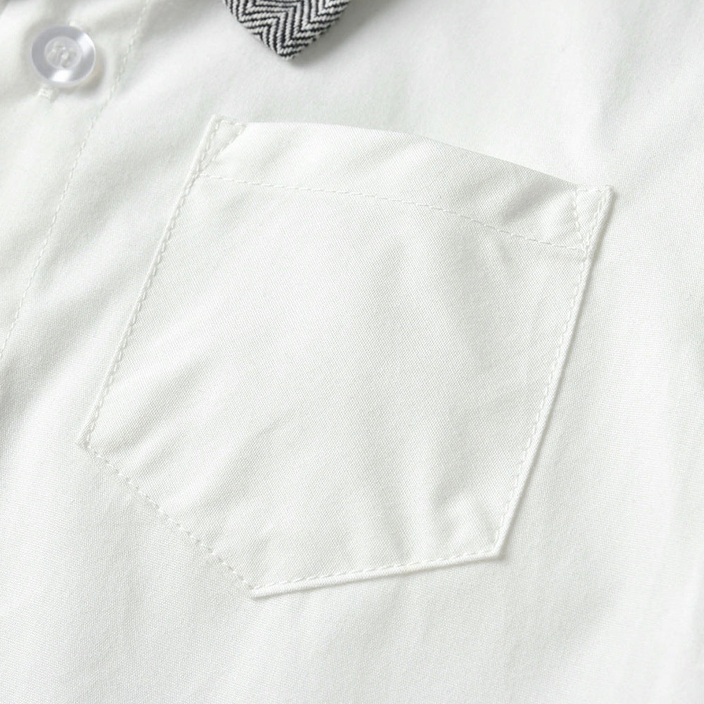 Long Sleeve Button Down with Trousers, Vest and Hat Outfit