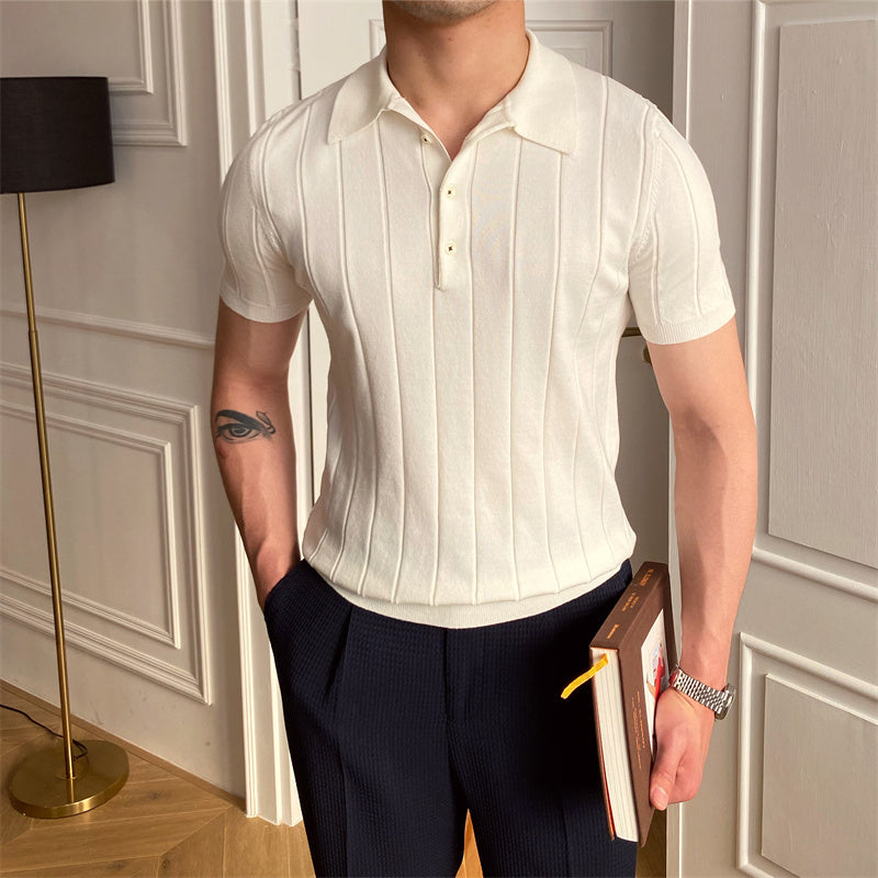 Slim-fit Short-Sleeved POLO Shirt