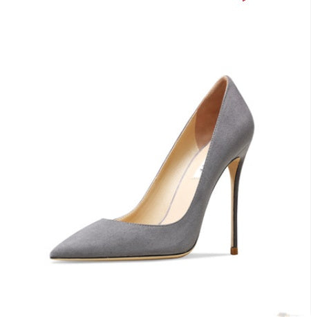 Suede Stiletto High Heels