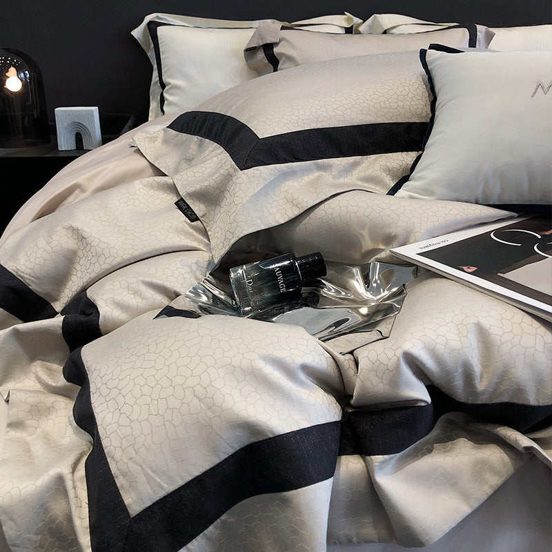 MARK CROSS Minimalist Tencel Cotton Four-piece Bed Set