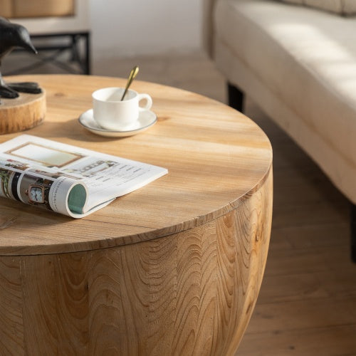 Vintage Bucket Shaped Coffee Table Set