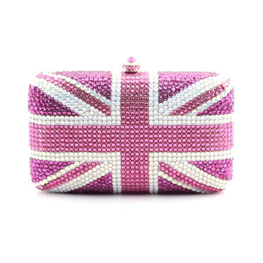 Union Jack Crystal Clutch