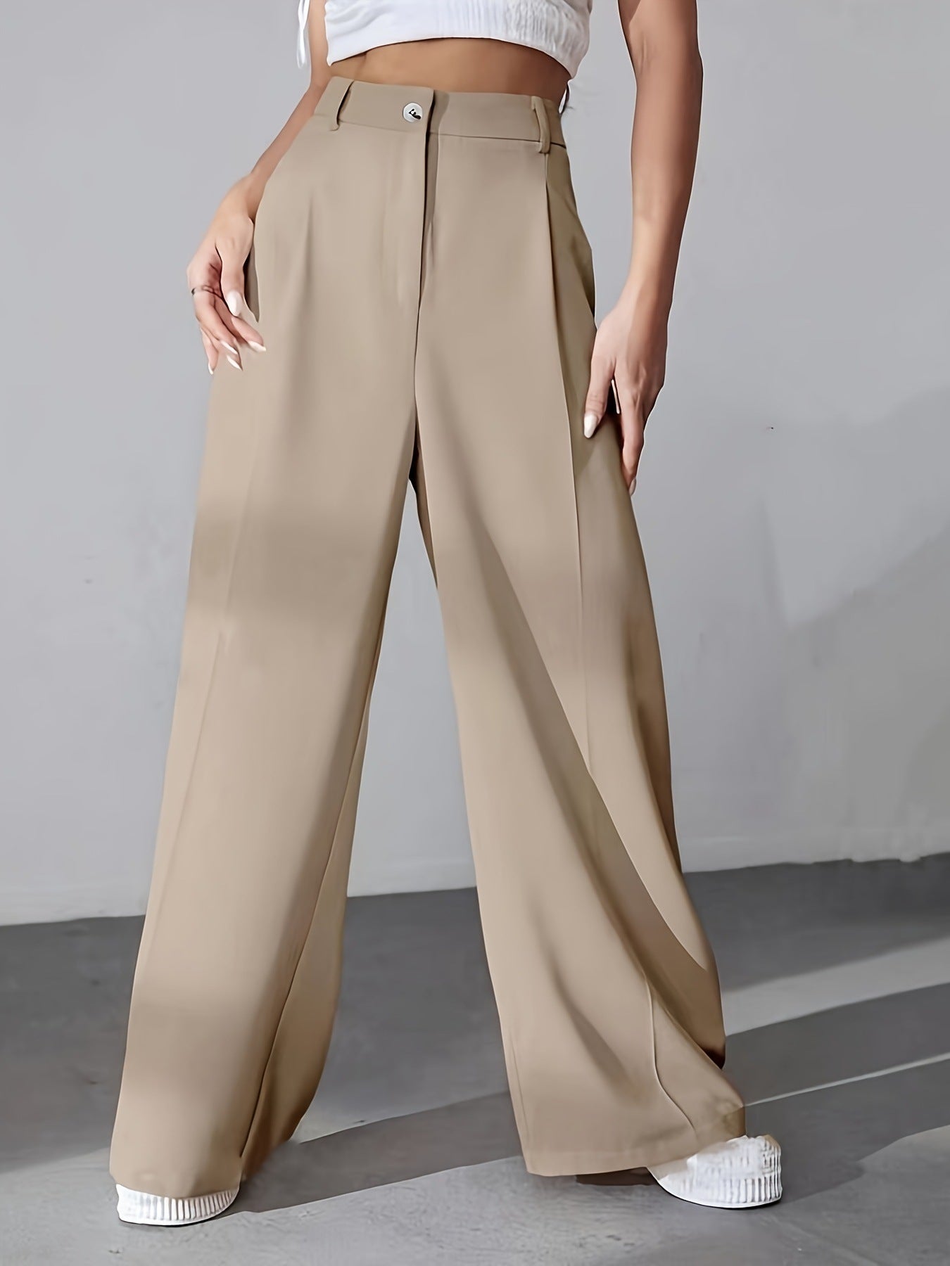Flare Bottom Straight Leg Pants
