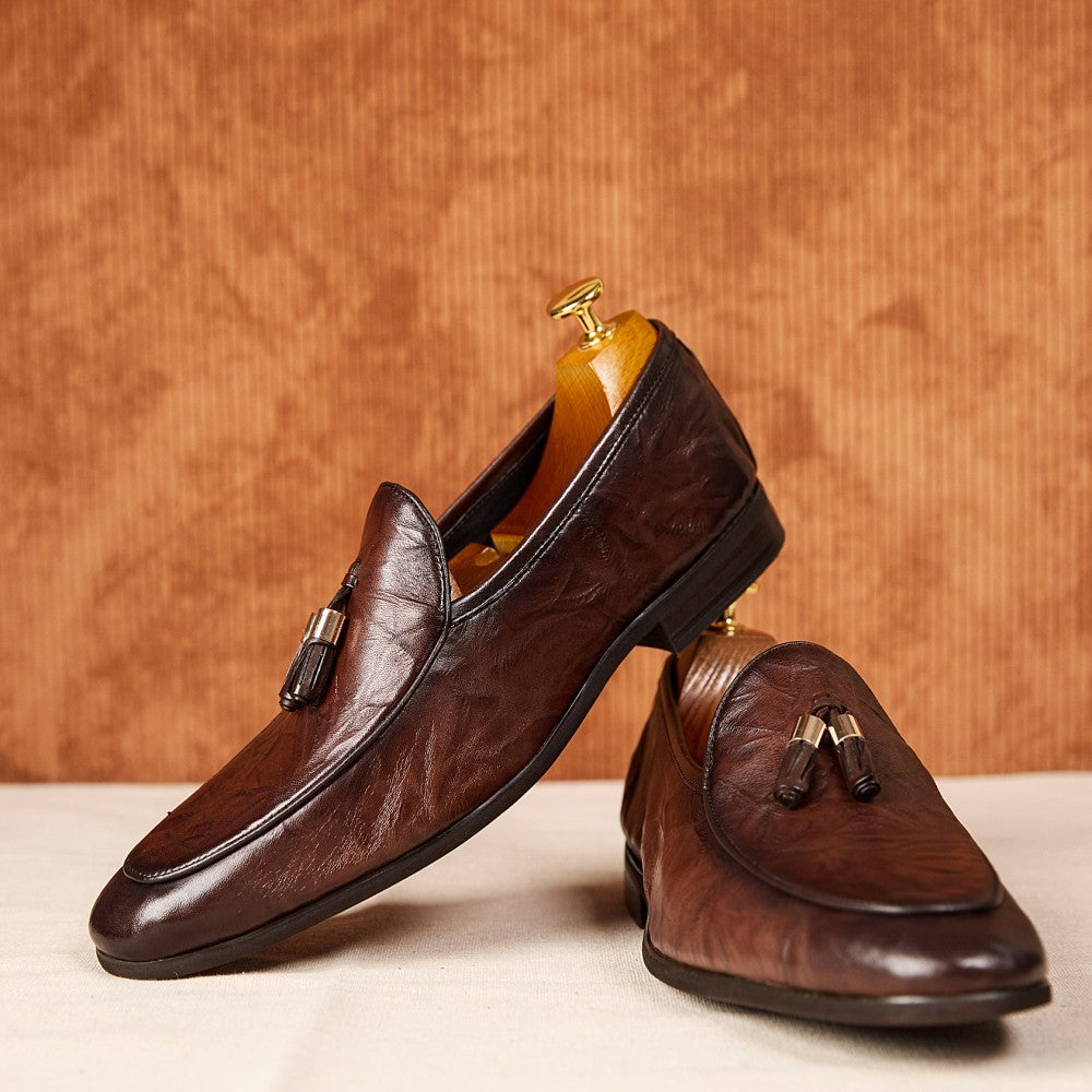 Business Tassel Slip-On Dress Shoes