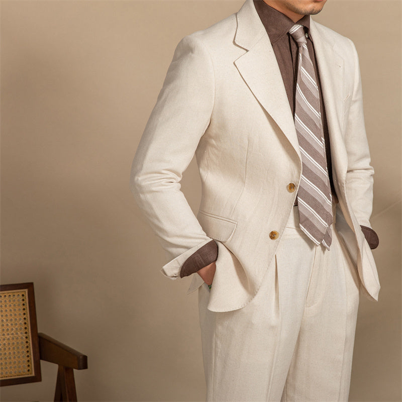 Breathable Retro Half Lining Blazer