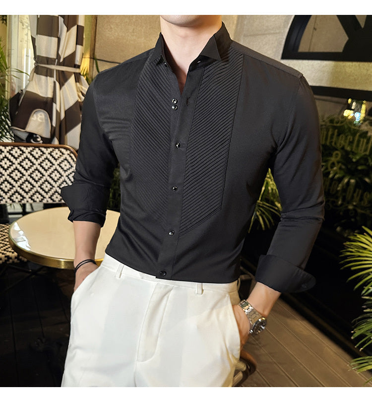 Slim-fit Wedding Formal Button Down