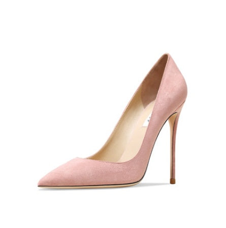 Suede Stiletto High Heels