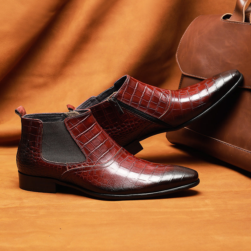 Leather High Tops Boots