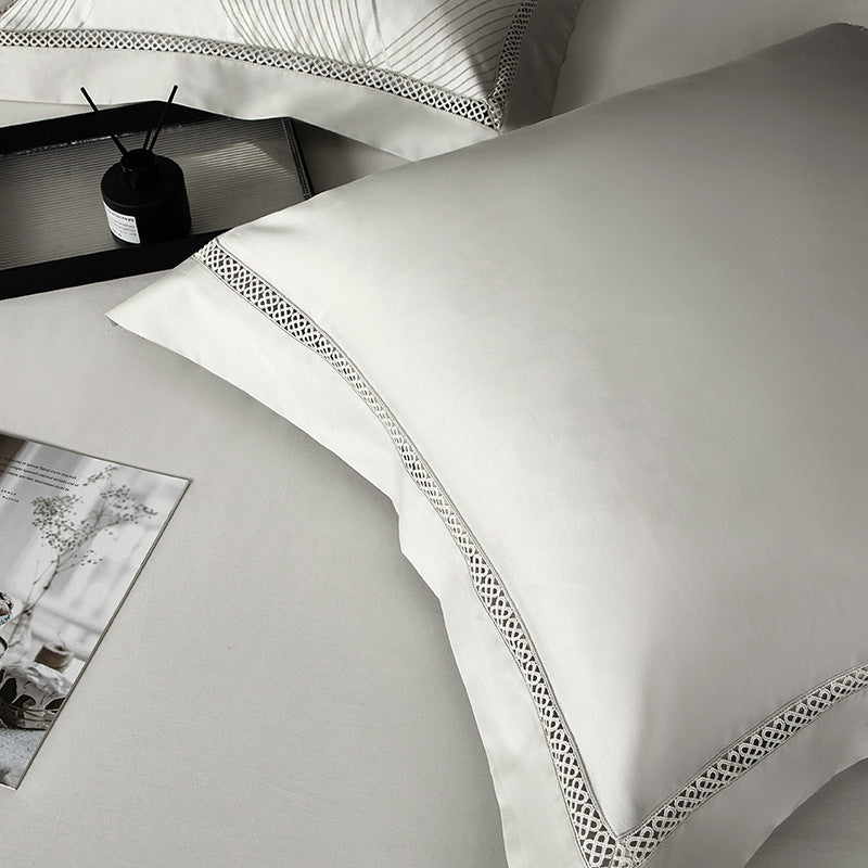 Silk High Precision Four-piece Jacquard Bed Set