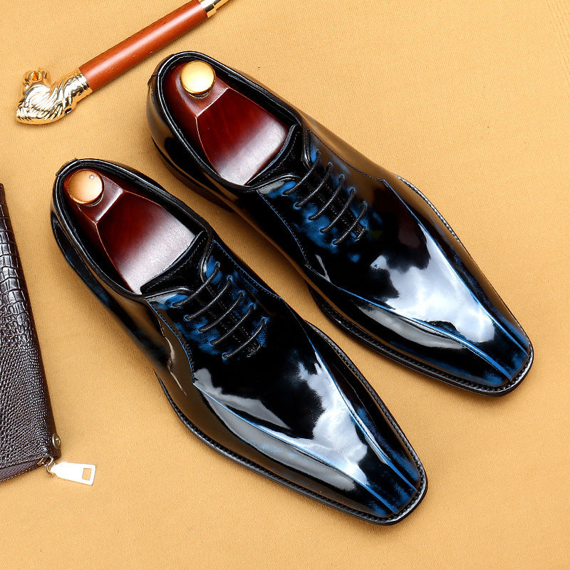Patent Leather Oxford Dress Shoes