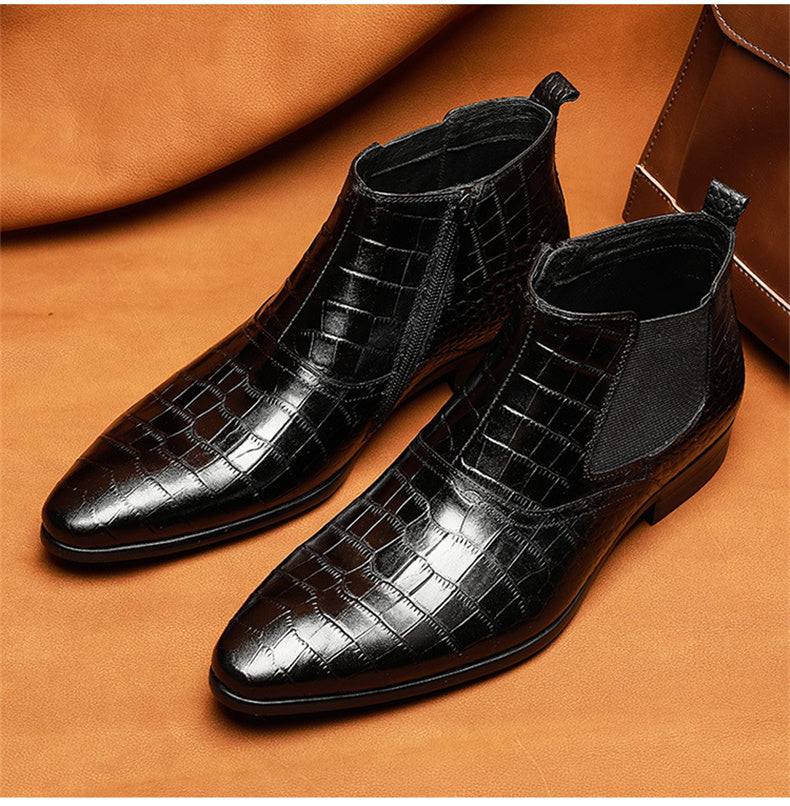 Leather High Tops Boots