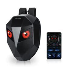 Luminous Eyes LED Screen Motorcycle Travel Backpack