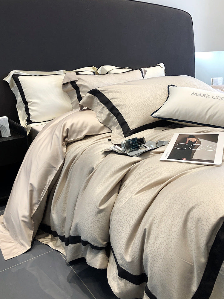 MARK CROSS Minimalist Tencel Cotton Four-piece Bed Set