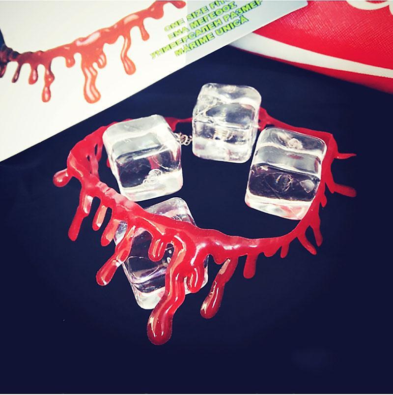 Horror Blood Drip Necklace