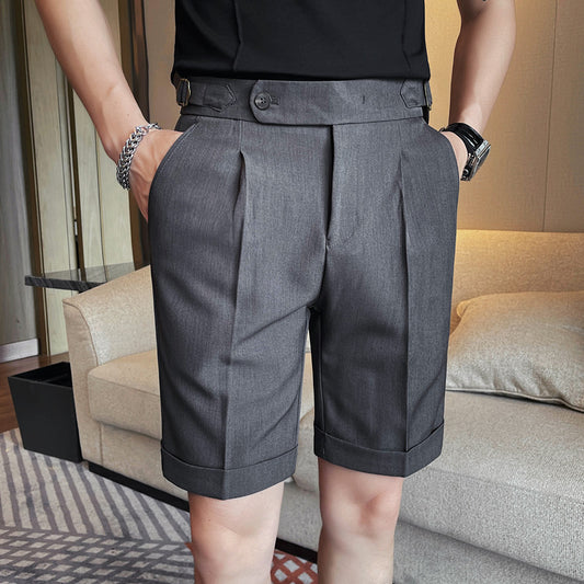 Cuffed Chino Shorts