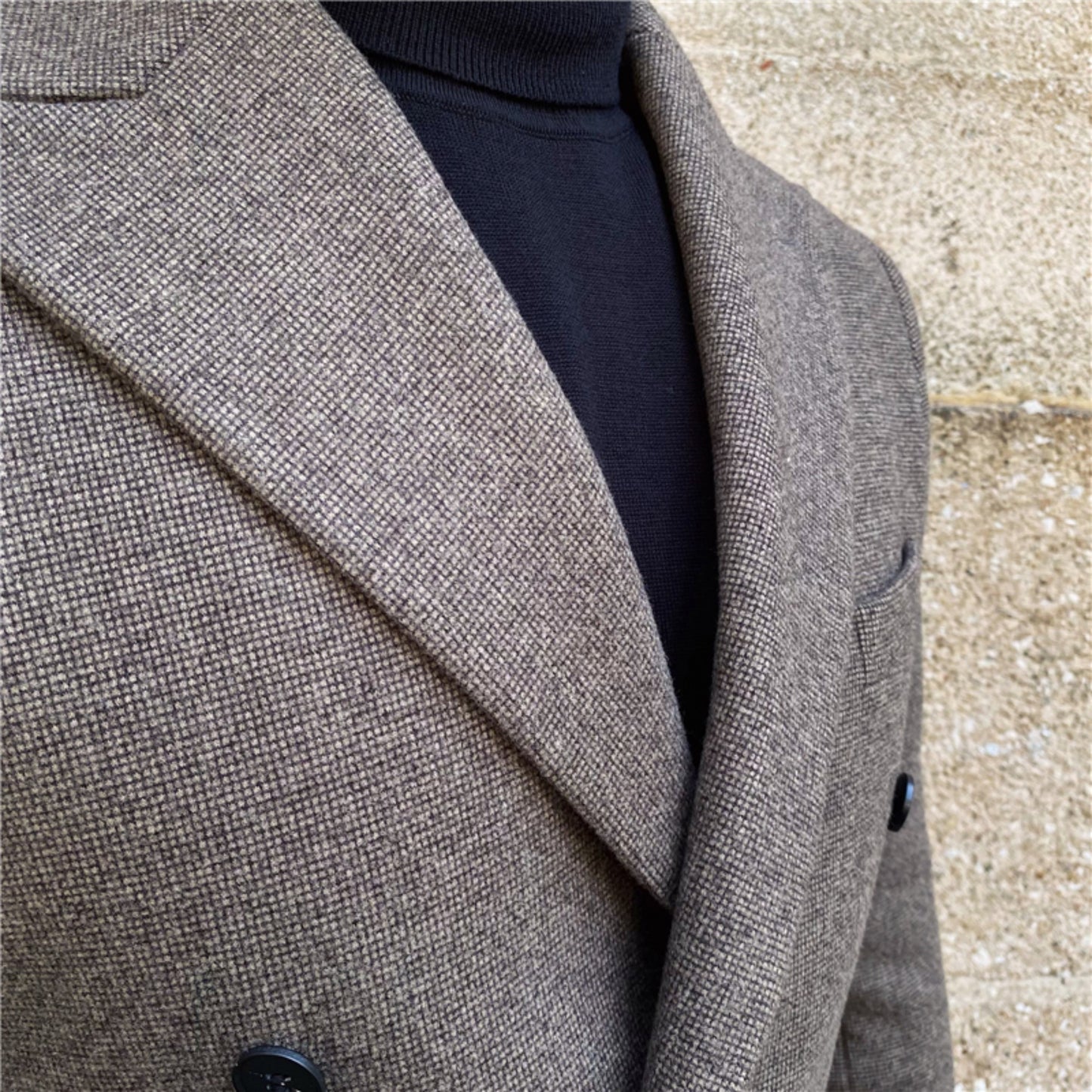 Woolen Double Breasted Blazer