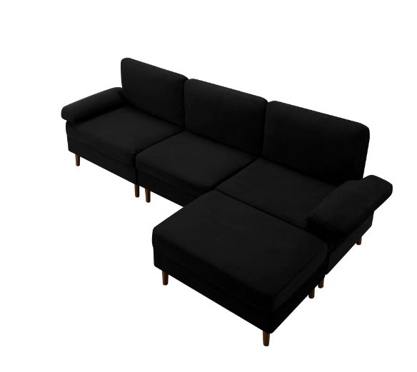 Modular Sectional Sofa - Black