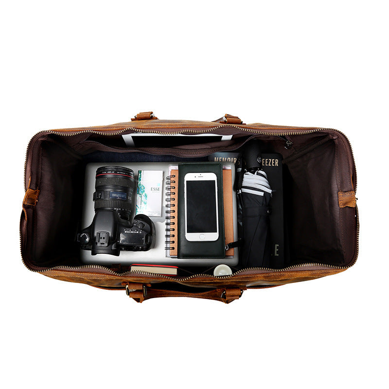 Genuine Leather Large Capacity Travel Bag