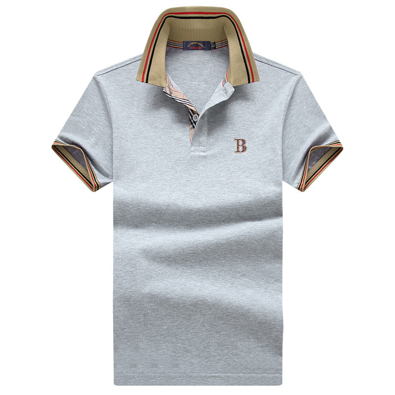 Embriodered Business Short Sleeve Polo