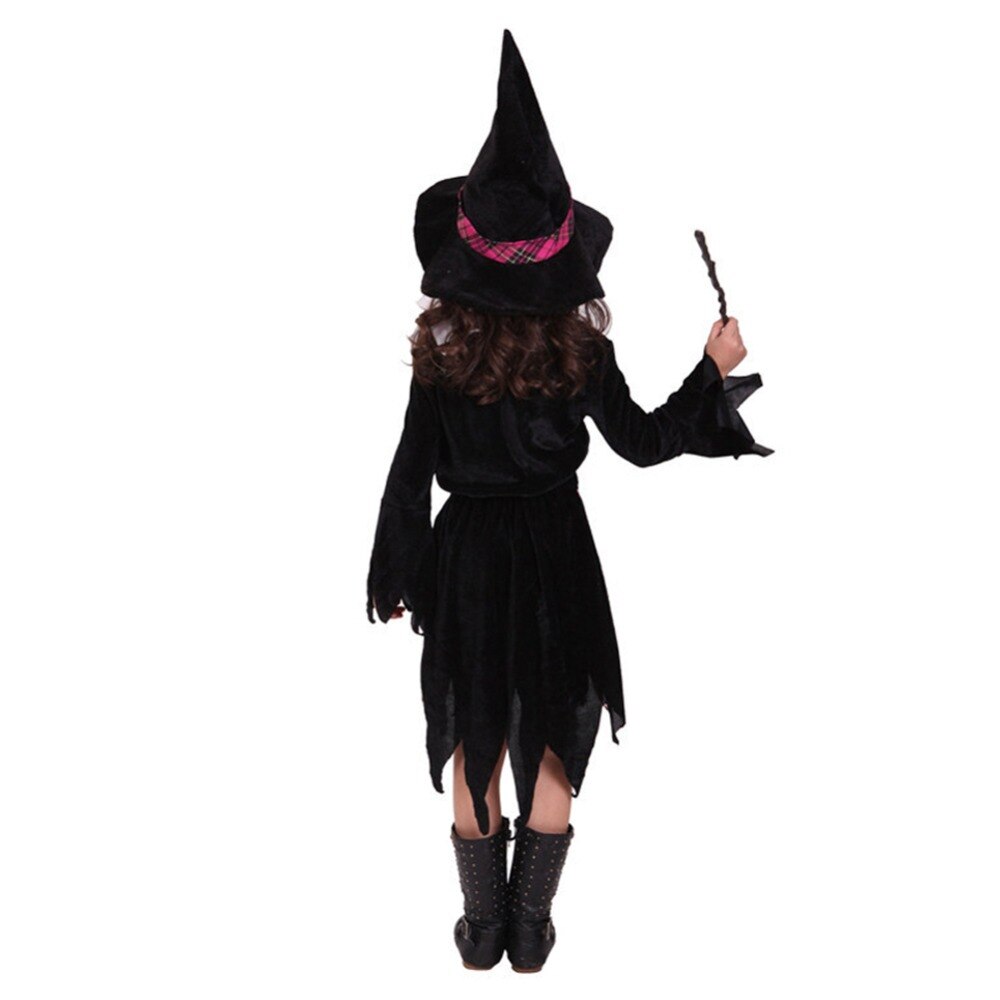 Witch Halloween Costume Cosplay Outfit Sz 5-9 years
