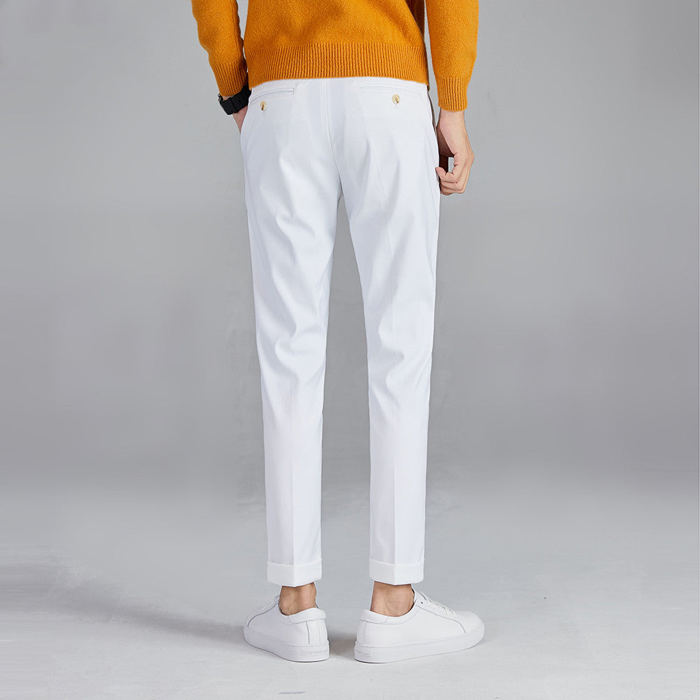 Cropped Skinny Leg Pants