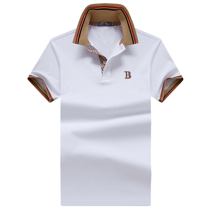 Embriodered Business Short Sleeve Polo
