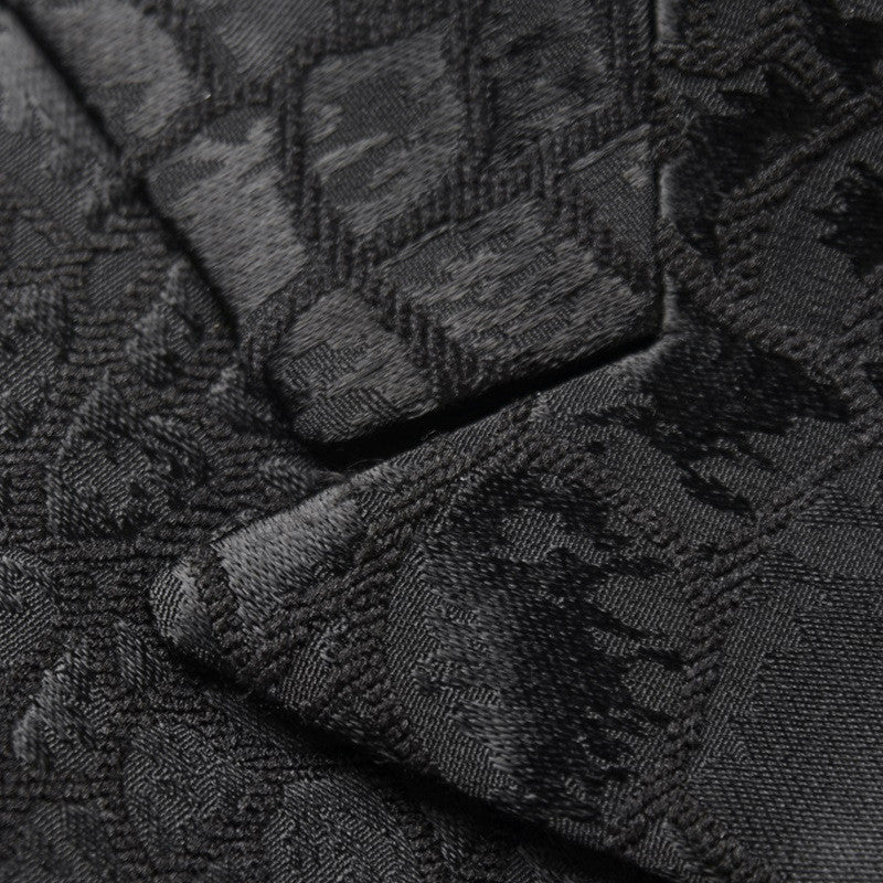 Jacquard Single Breasted Blazer