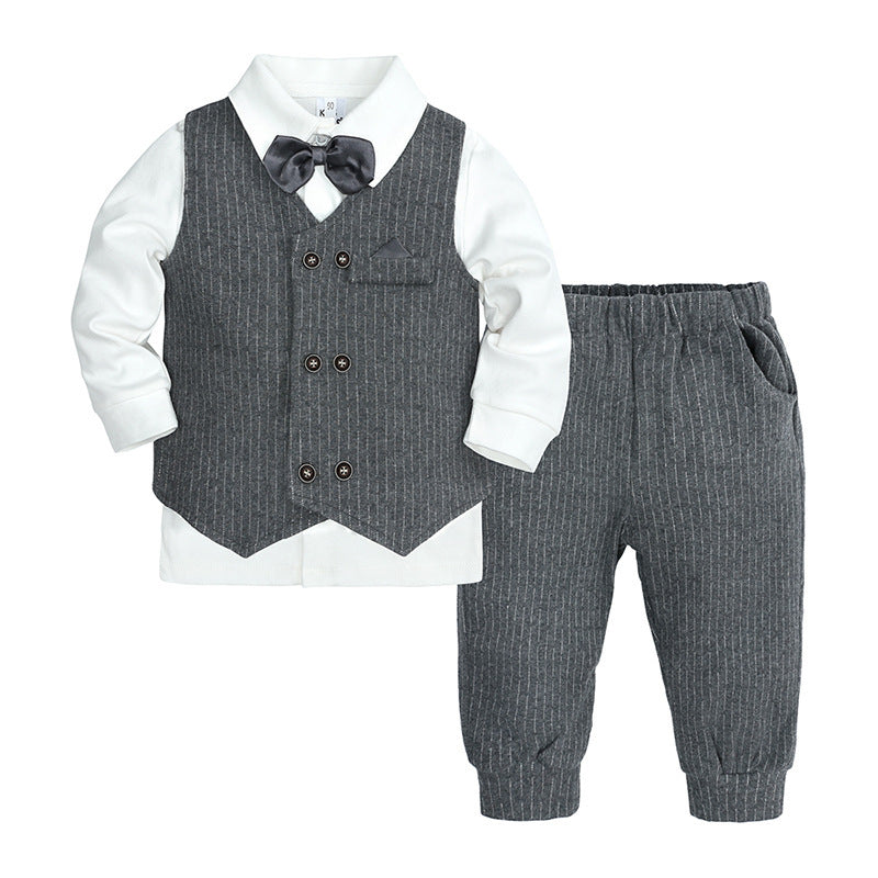 Bow-Tie + Vest Summer Formal Suit