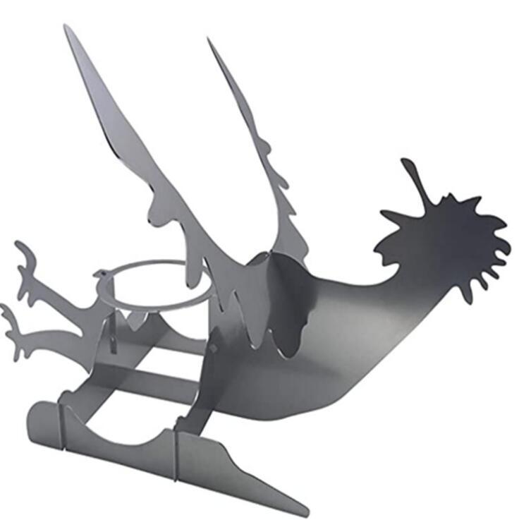 Funny Chicken Motorcycle Beer Stand