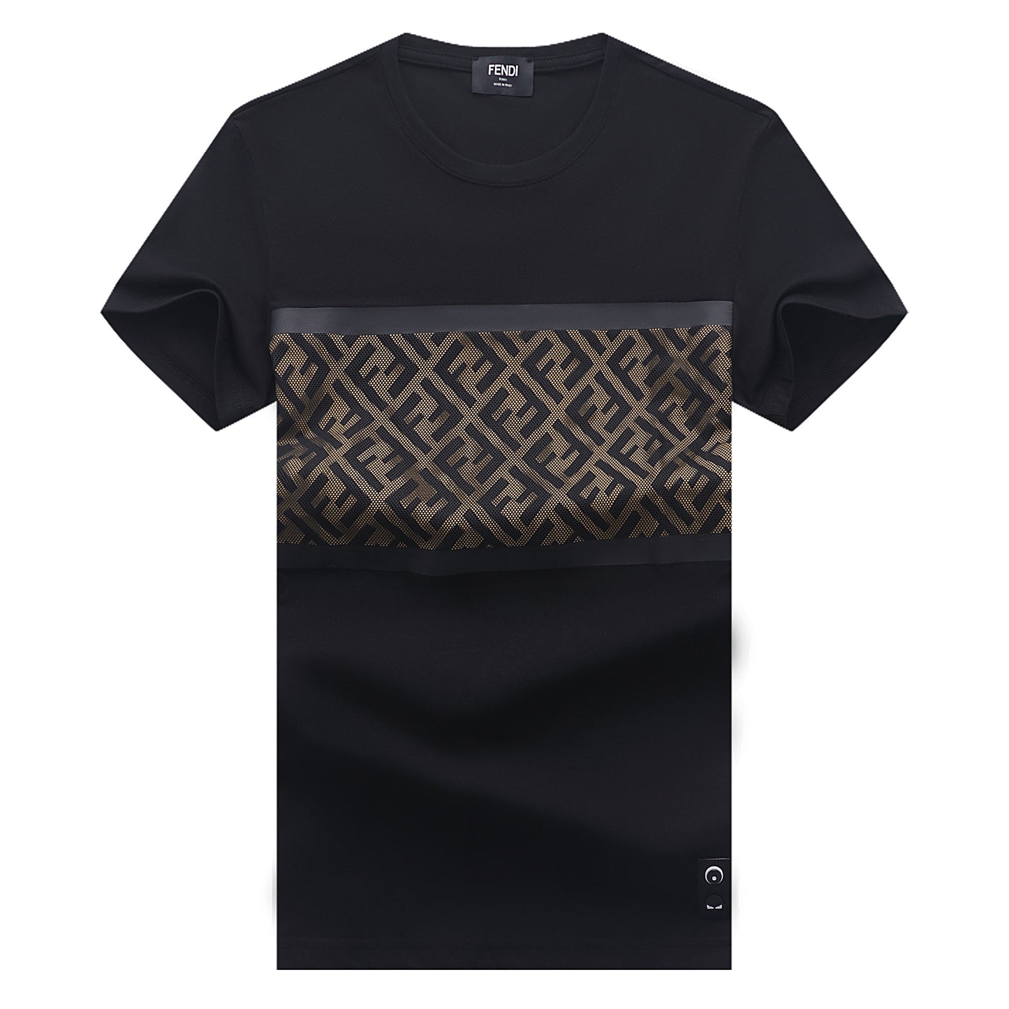 "F" Print mercerized Cotton Tee