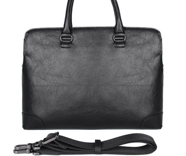 Genuine Leather Commuter Document Bag