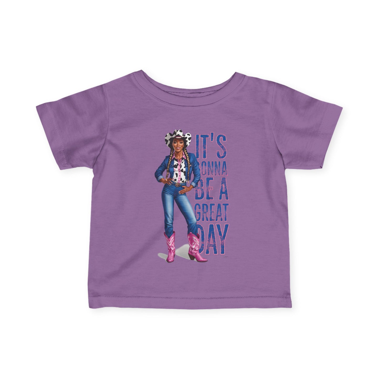 CAVIAR Great Day Cowgirl Infant Tee