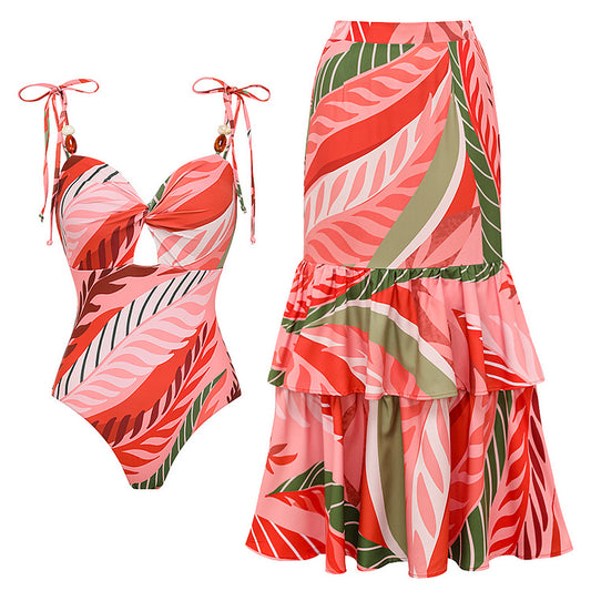 Slim Fit One-Piece Swim Dress
