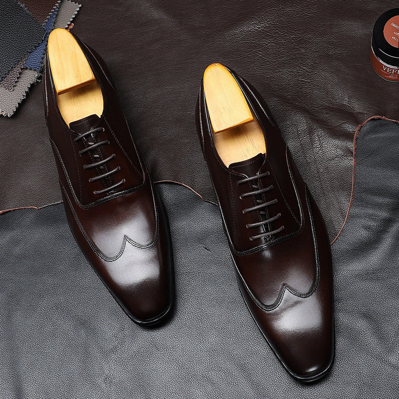 Small Square Toe Brock Dress Shoes