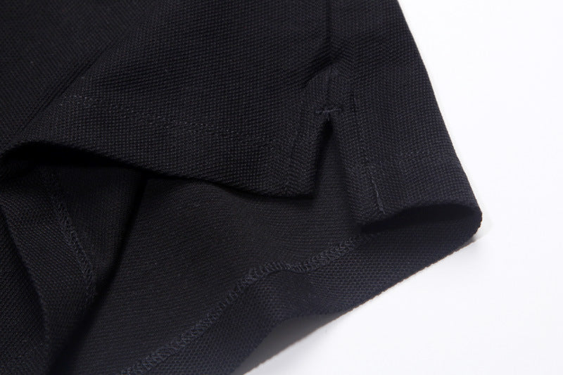 Placket Plaid Short Sleeve Polo