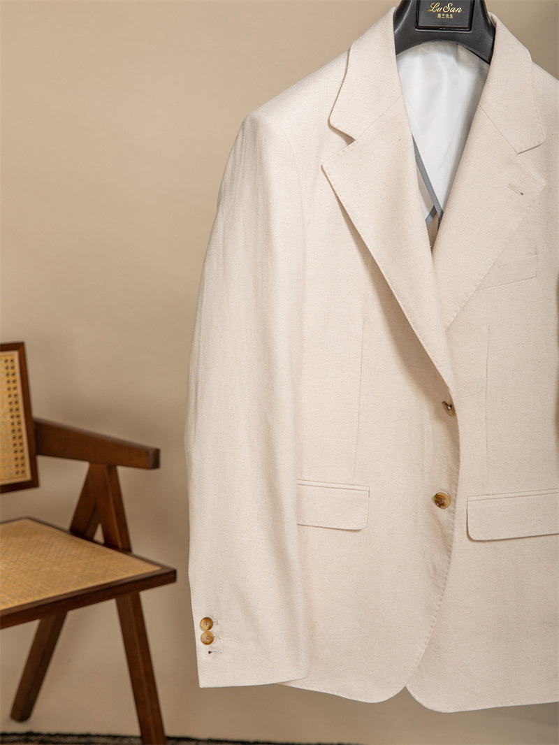 Breathable Retro Half Lining Blazer