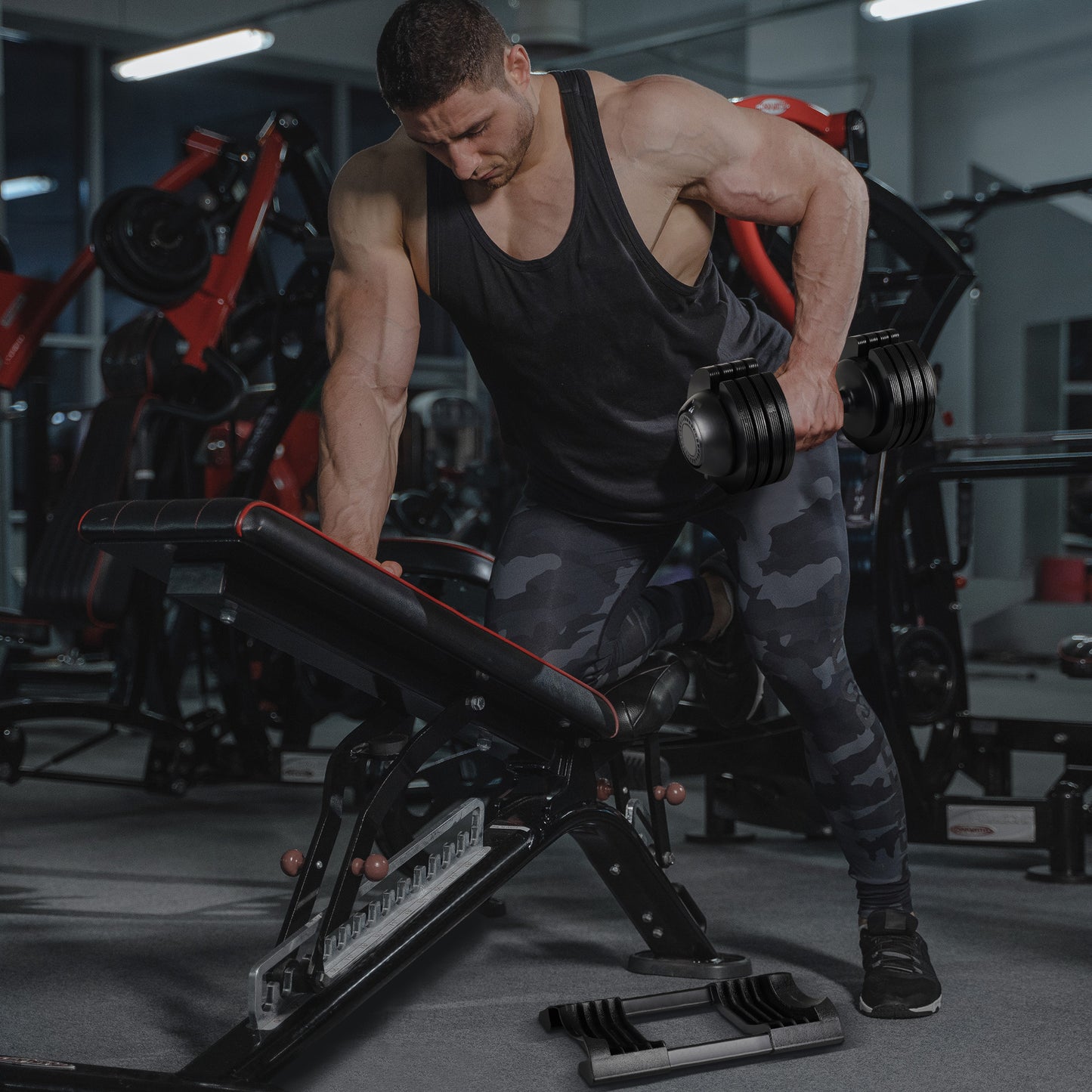 Adjustable Weight Dumbbell - 52LBS