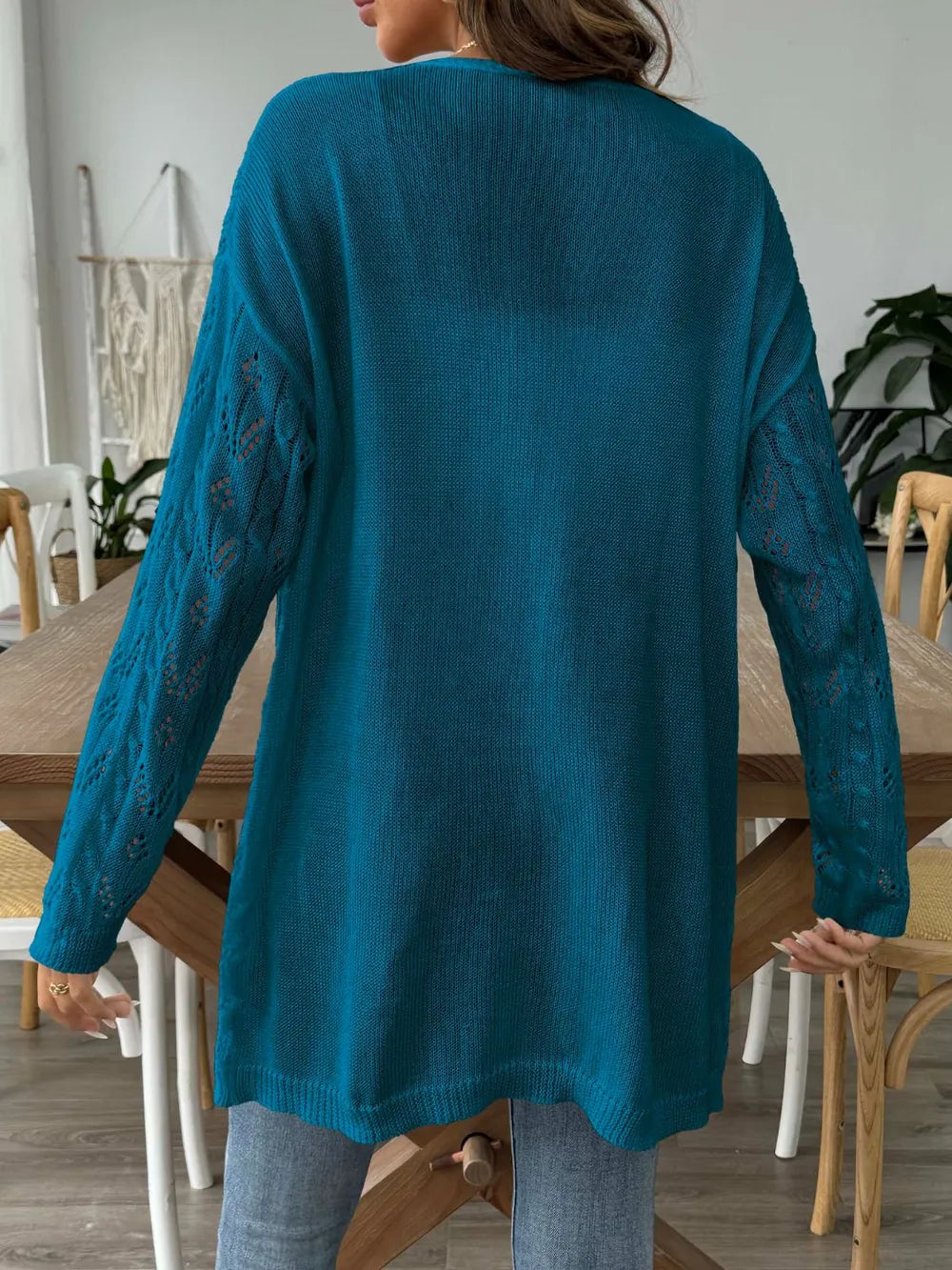 Hollow Woven Sweater without Buttons