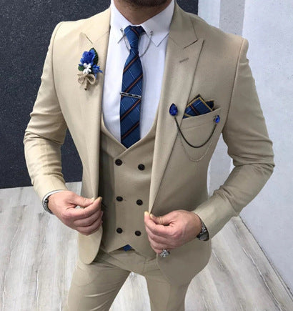 Best Man Slim Fit Three-Piece Suit