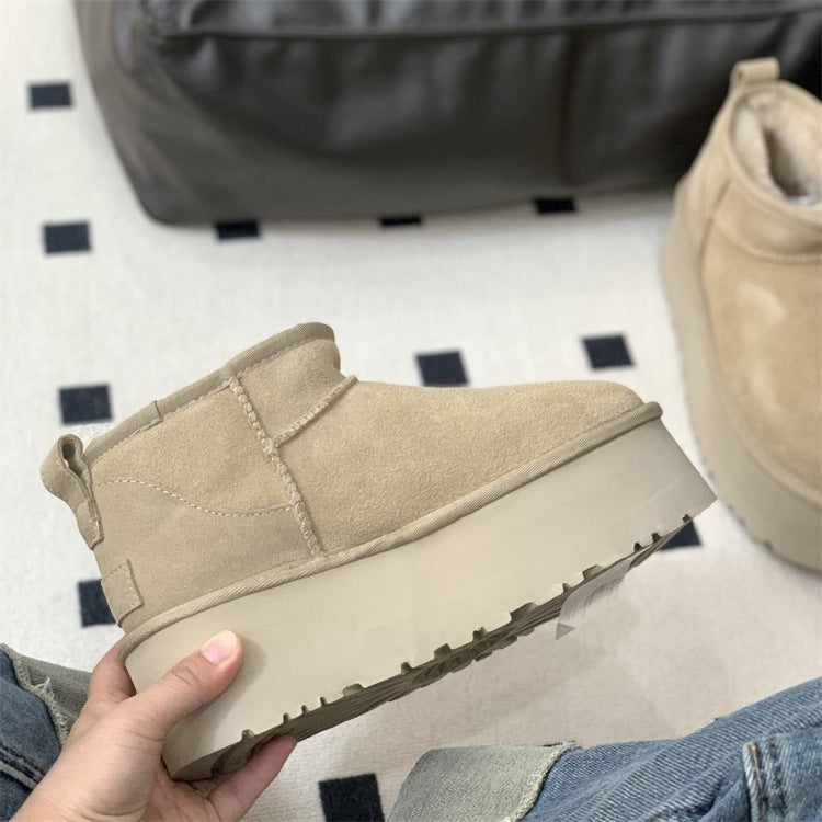 Thick Sole Short Thickened Snow Boots