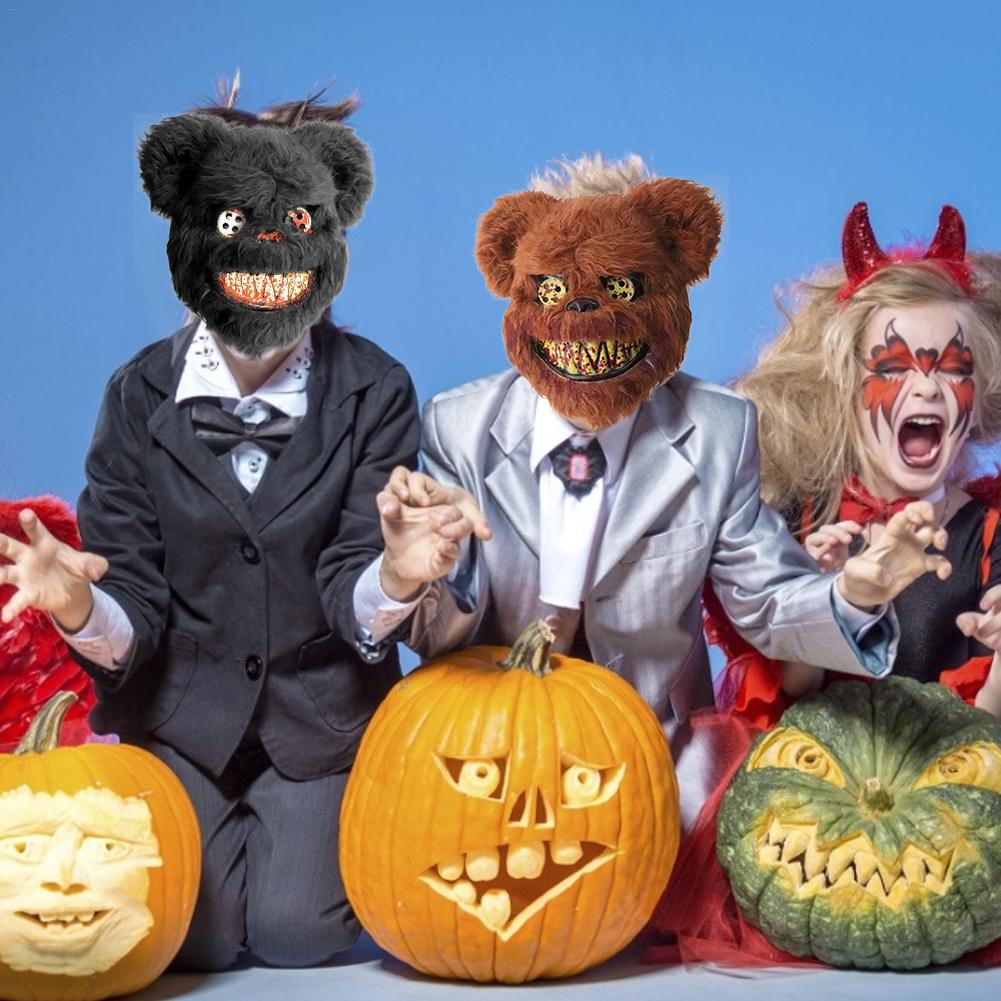 Evil Bloody Teddybear Mask Maskerade Halloween Mask