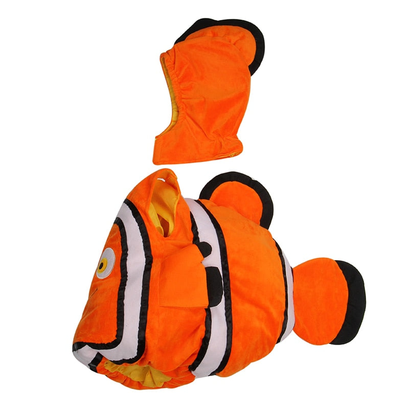Child Clownfish  Finding Nemo Little Baby Fishy Halloween Cosplay Costume